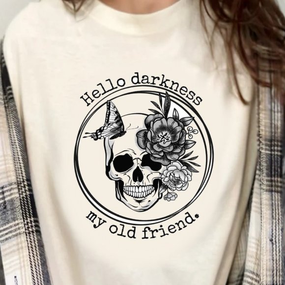 hello darkness t shirt - Picture 1 of 1